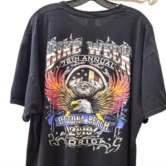 Daytona Beach Bike Week 2010 Tee Shirt size - Picture 2 of 5